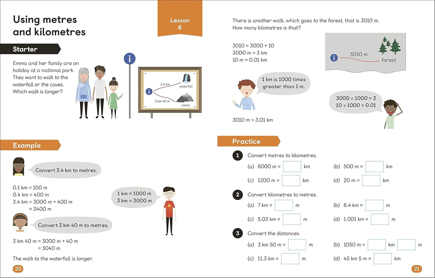 MATHS - NO PROBLEM! AGES 9-10: GRAPHS AND MEASURING_DK 1125