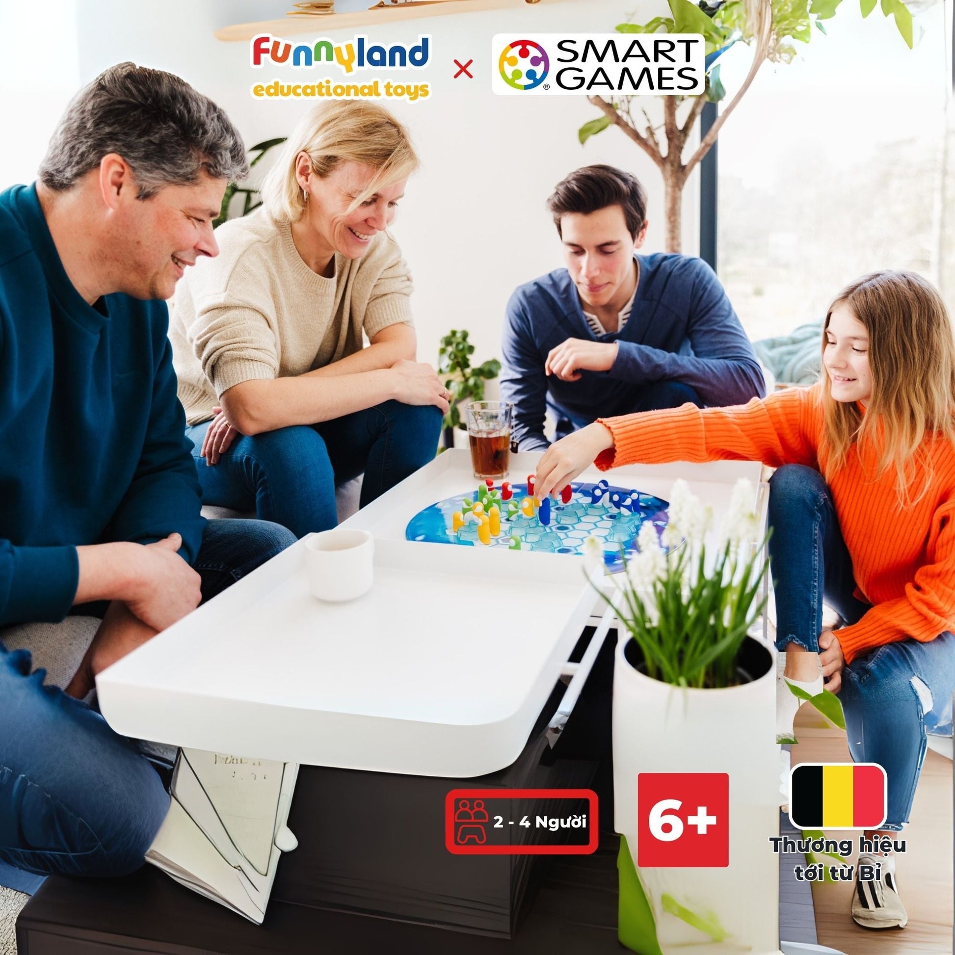Đồ chơi trí tuệ Smartgames Thử Thách Penguins Huddle Up