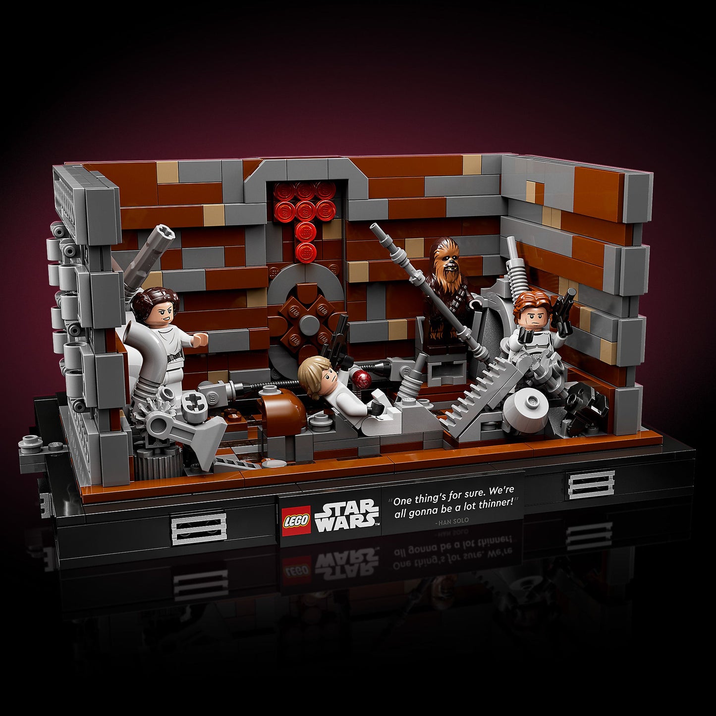 LEGO® Star Wars™ Death Star™ Trash Compactor Diorama - Bộ Mô Hình Trưng Bày Diorama 18+ LEGO 75339 - Hình ảnh bổ sung 9