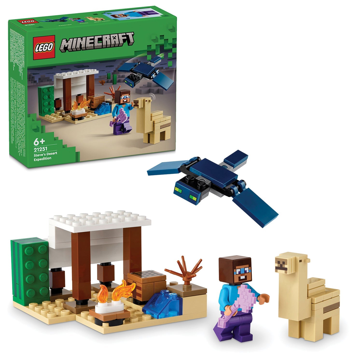 LEGO® Minecraft® Steve's Desert Expedition - Đồ Chơi Lắp Ráp Chuyến Thám Hiểm Sa Mạc (21251) - LEGO LEGO - ảnh 1 - Lego
