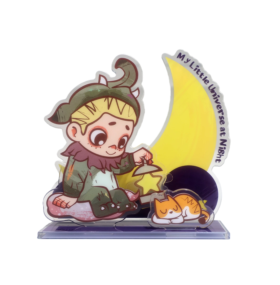 NOOK NIGHT SERIES ACRYLIC LIGHT-UP STANDEE - DREAM EATING TAPIR - Standee Acrylic Đèn LED Trang Trí - 52TOYS