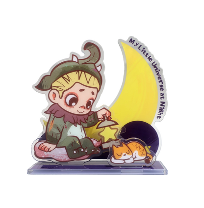 NOOK NIGHT SERIES ACRYLIC LIGHT-UP STANDEE - DREAM EATING TAPIR - Standee Acrylic Đèn LED Trang Trí - 52TOYS