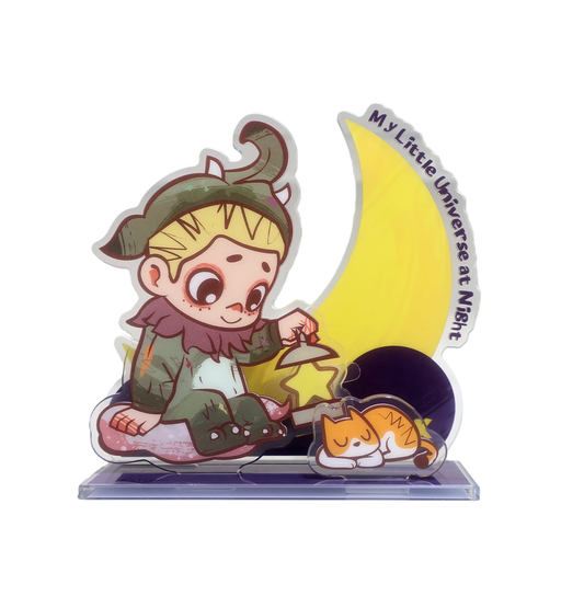 NOOK NIGHT SERIES ACRYLIC LIGHT-UP STANDEE - DREAM EATING TAPIR - Standee Acrylic Đèn LED Trang Trí - 52TOYS