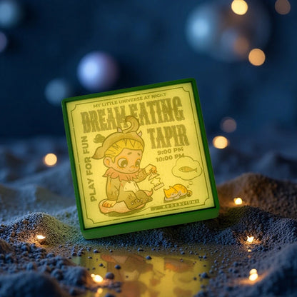 NOOK NIGHT SERIES LIGHT-UP FRIDGE MAGNET BLIND BOX - Mô Hình Nam Châm Tủ Lạnh Phát Sáng - 52TOYS