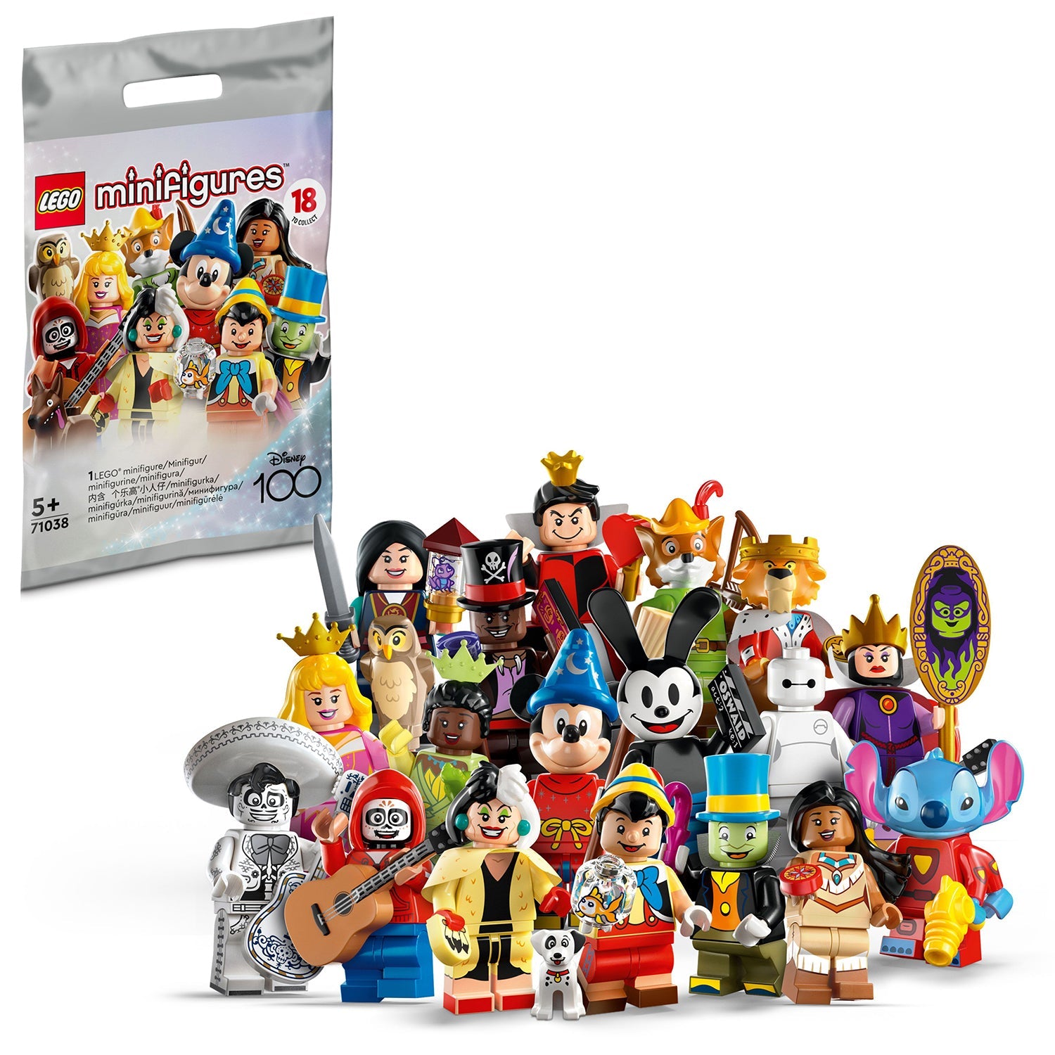 LEGO® Minifigures Disney 100 - Nhân Vật Sưu Tầm Disney Kỷ Niệm 100 Năm - LEGO 71038 LEGO - ảnh 4 - Lego Minifigures