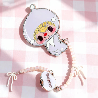 POUKA CHILDHOOD BUTTON PHONE CHARM - Móc treo điện thoại Art Toy Blind Box - 52TOYS