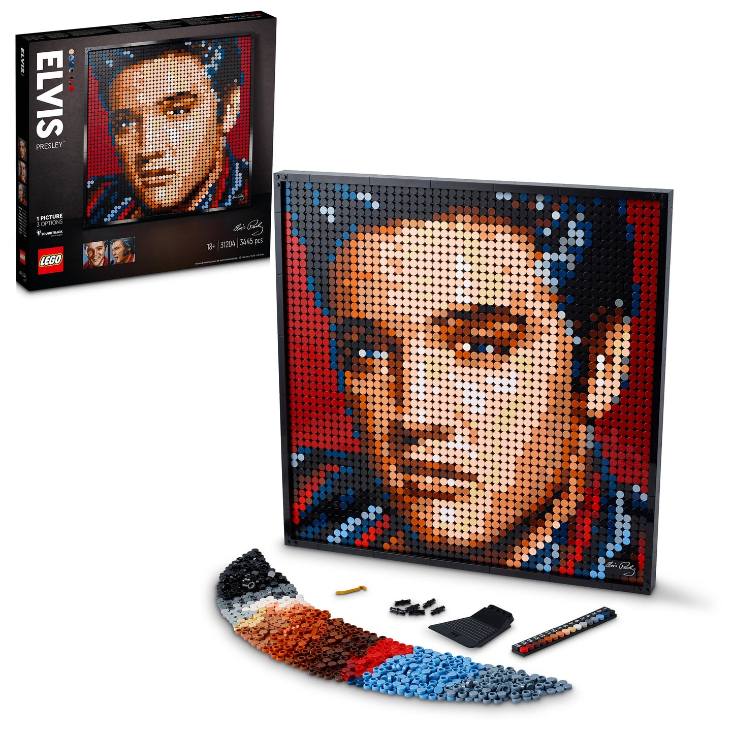 LEGO® Art Elvis Presley “The King” - Tranh Lắp Ráp Nghệ Thuật - LEGO 31204 LEGO - ảnh 4 - LEGO Art