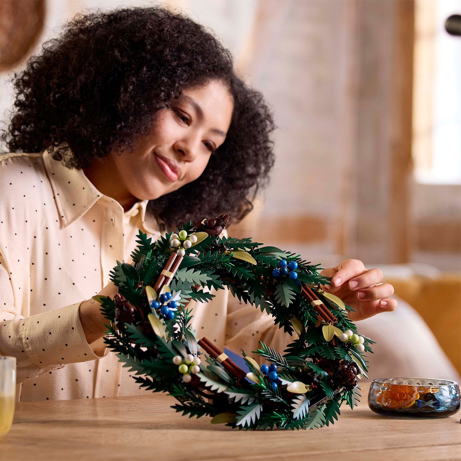 LEGO® ICONS™ Wreath - Bộ Lắp Ráp Vòng Hoa Trang Trí 10340 - LEGO Icons LEGO - ảnh 5 - LEGO Icons