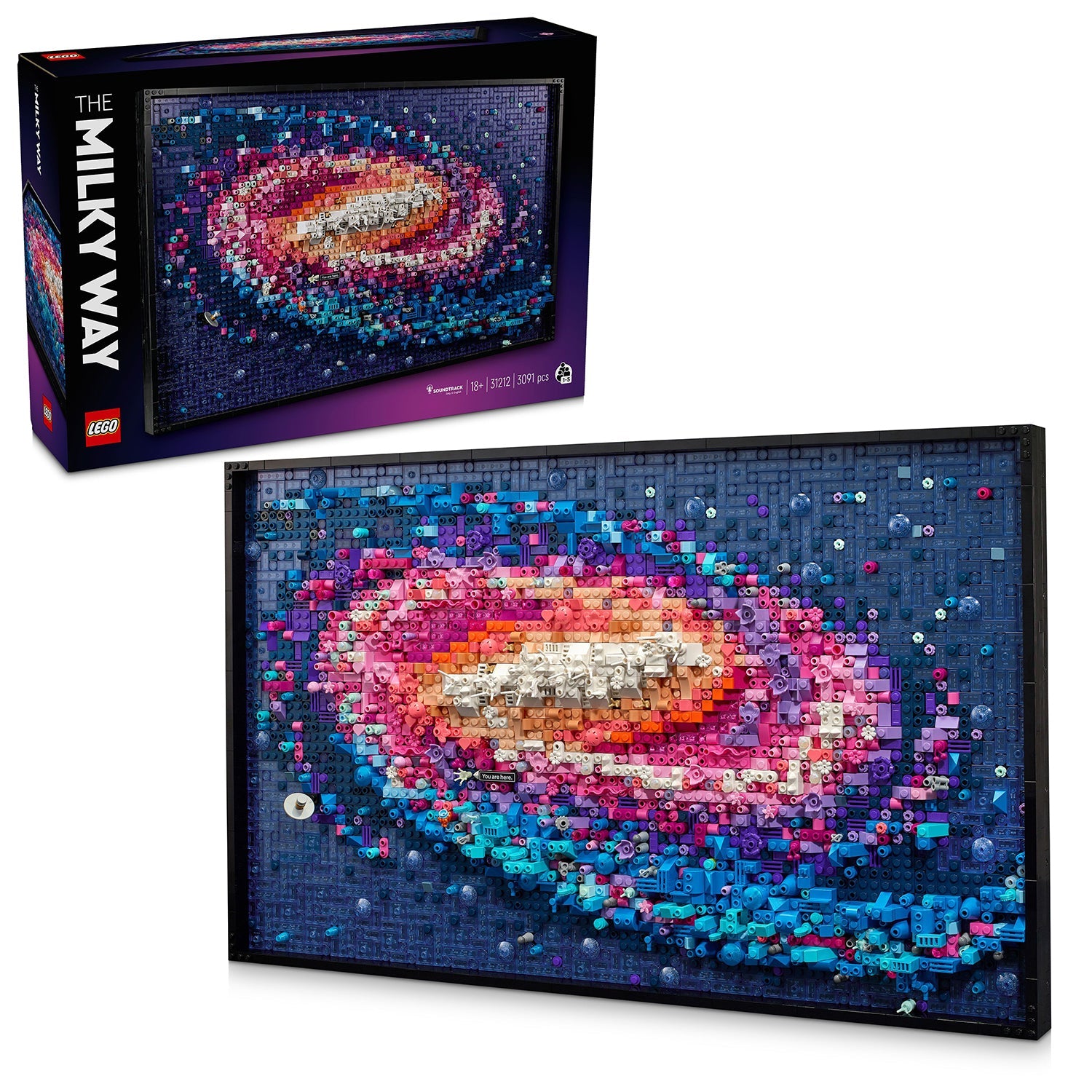 LEGO® Art The Milky Way Galaxy - Tranh Lắp Ráp 3D Thiên Hà Ngân Hà - LEGO 31212 LEGO - ảnh 1 - Building Sets