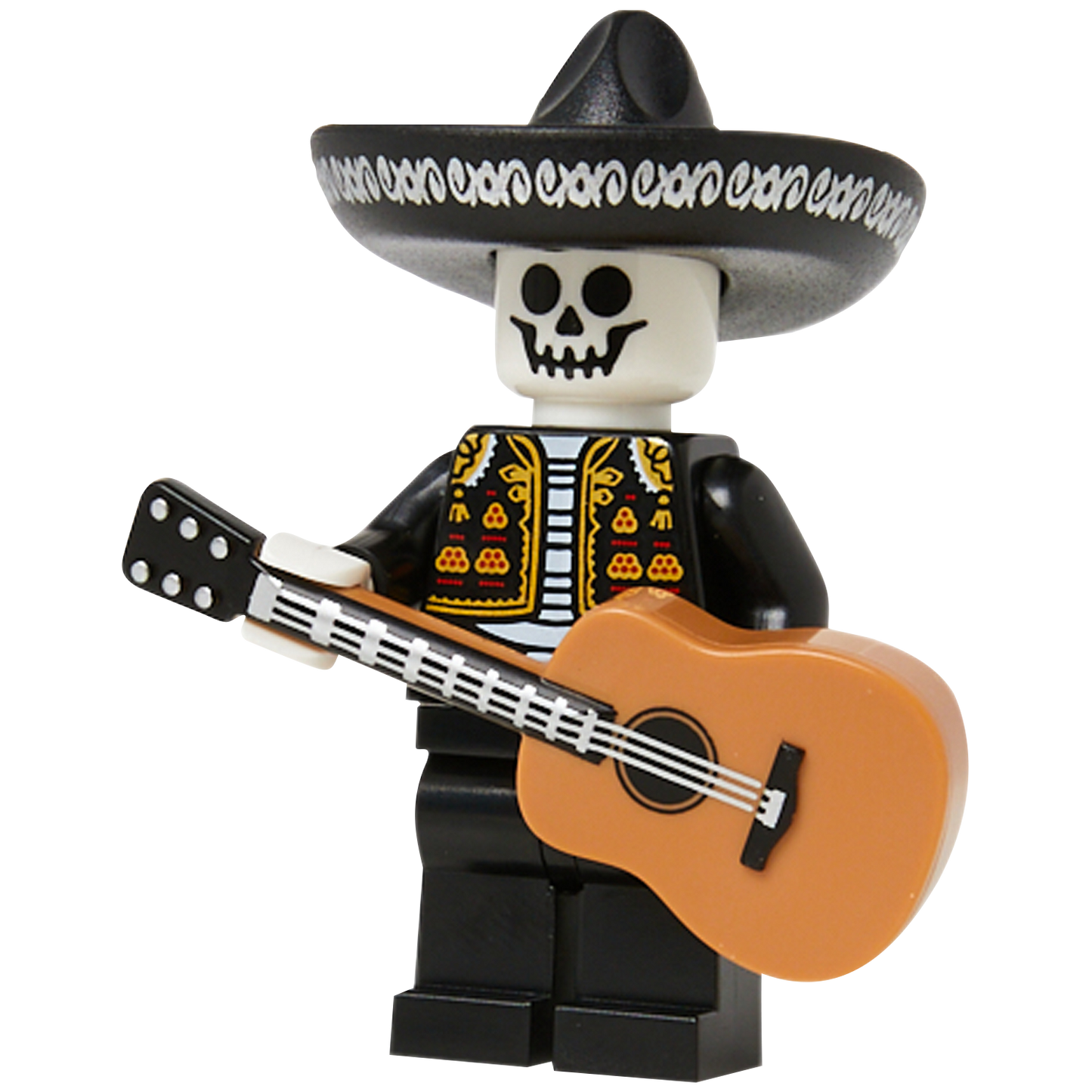 Minifigure Mariachi Skeleton - Mô hình nhân vật bộ xương nhạc sĩ - LEGO - Hình ảnh sản phẩm