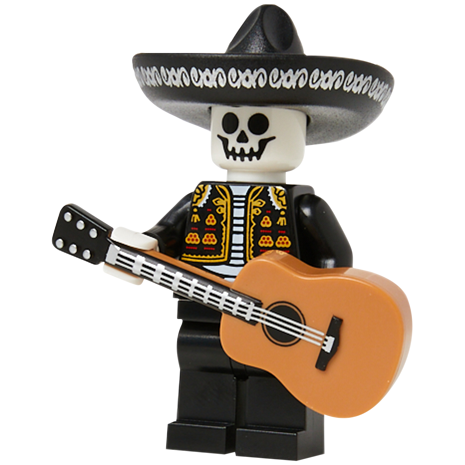 Minifigure Mariachi Skeleton - Mô hình nhân vật bộ xương nhạc sĩ - LEGO - Hình ảnh sản phẩm