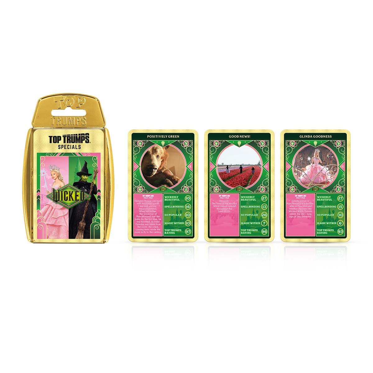 Wicked Top Trumps Card Game - Board Game Thẻ Bài Xứ Oz - Winning Moves - Hình ảnh bổ sung 4