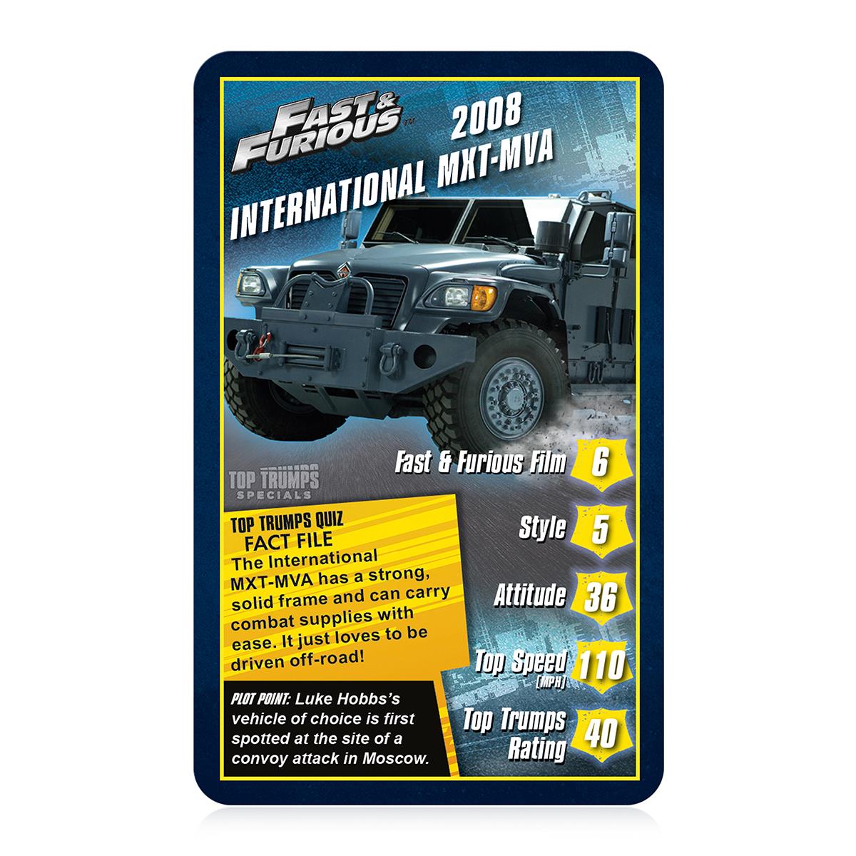 Fast & Furious Top Trumps Card Game - Trò chơi thẻ bài siêu xe Winning Moves - Hình ảnh bổ sung 4