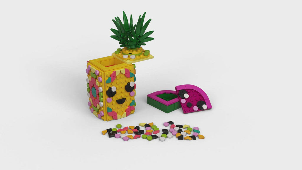 LEGO® DOTS™ Pineapple Pencil Holder - Hộp Cắm Bút Hình Quả Dứa - LEGO 41906 - Hình ảnh chi tiết 2