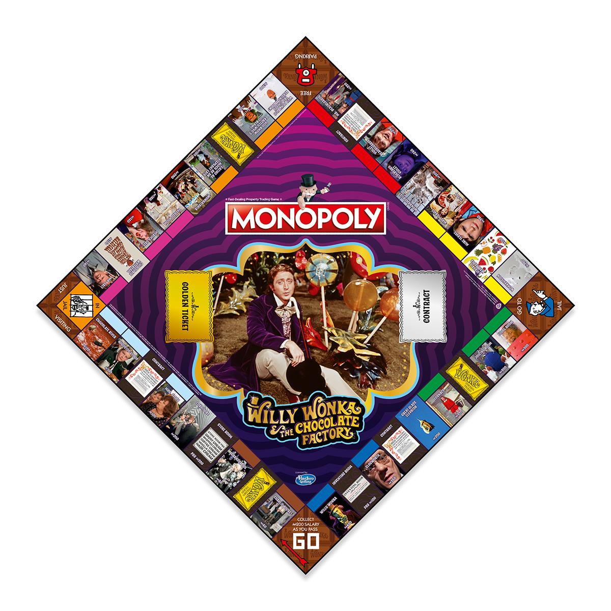 Willy Wonka and the Chocolate Factory Monopoly Board Game - Cờ Tỷ Phú Bản Đặc Biệt - Winning Moves - Góc nhìn khác 3