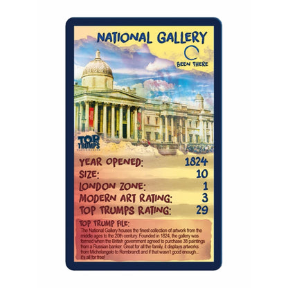 Top London Galleries Top Trumps Card Game - Trò chơi thẻ bài giáo dục nghệ thuật - Winning Moves - Hình ảnh bổ sung 4