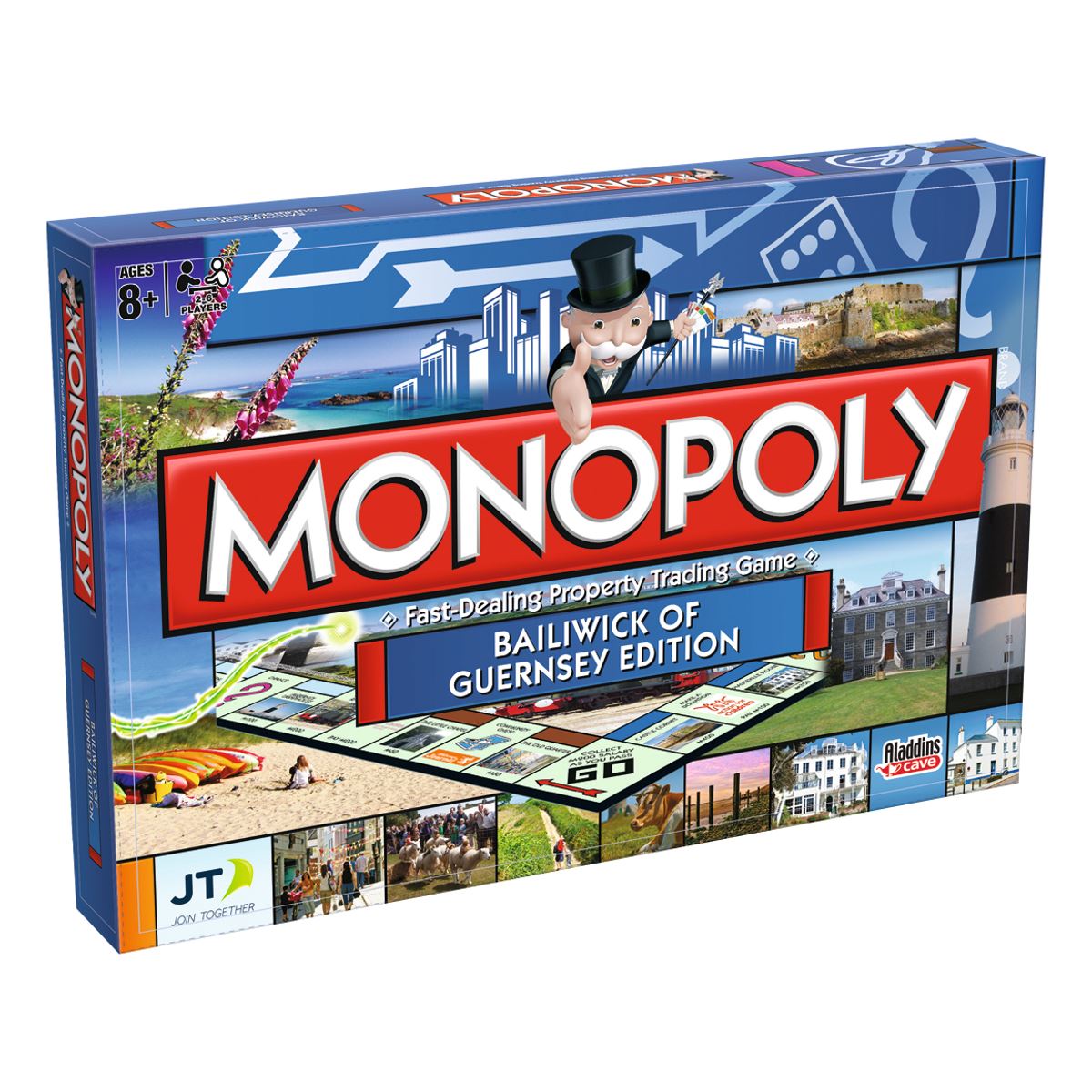 Guernsey Monopoly Board Game - Trò chơi cờ tỷ phú phiên bản Guernsey - Winning Moves - Hình ảnh sản phẩm