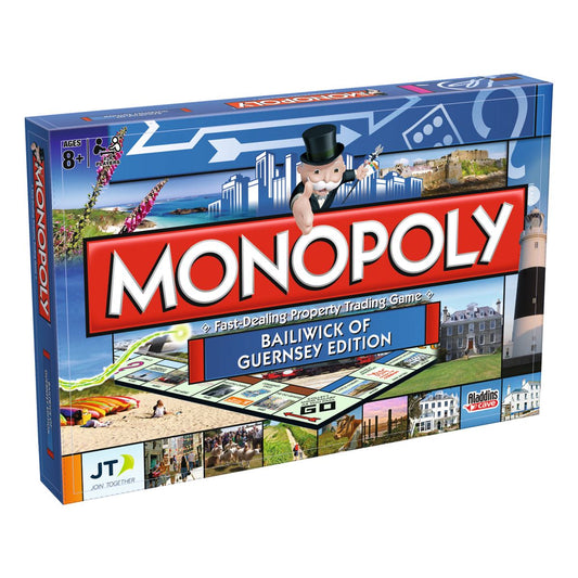 Guernsey Monopoly Board Game - Trò chơi cờ tỷ phú phiên bản Guernsey - Winning Moves - Hình ảnh sản phẩm