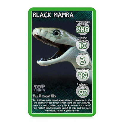 Snakes Top Trumps Card Game Trò chơi thẻ bài giáo dục loài rắn Winning Moves UK - Hình ảnh chi tiết 2