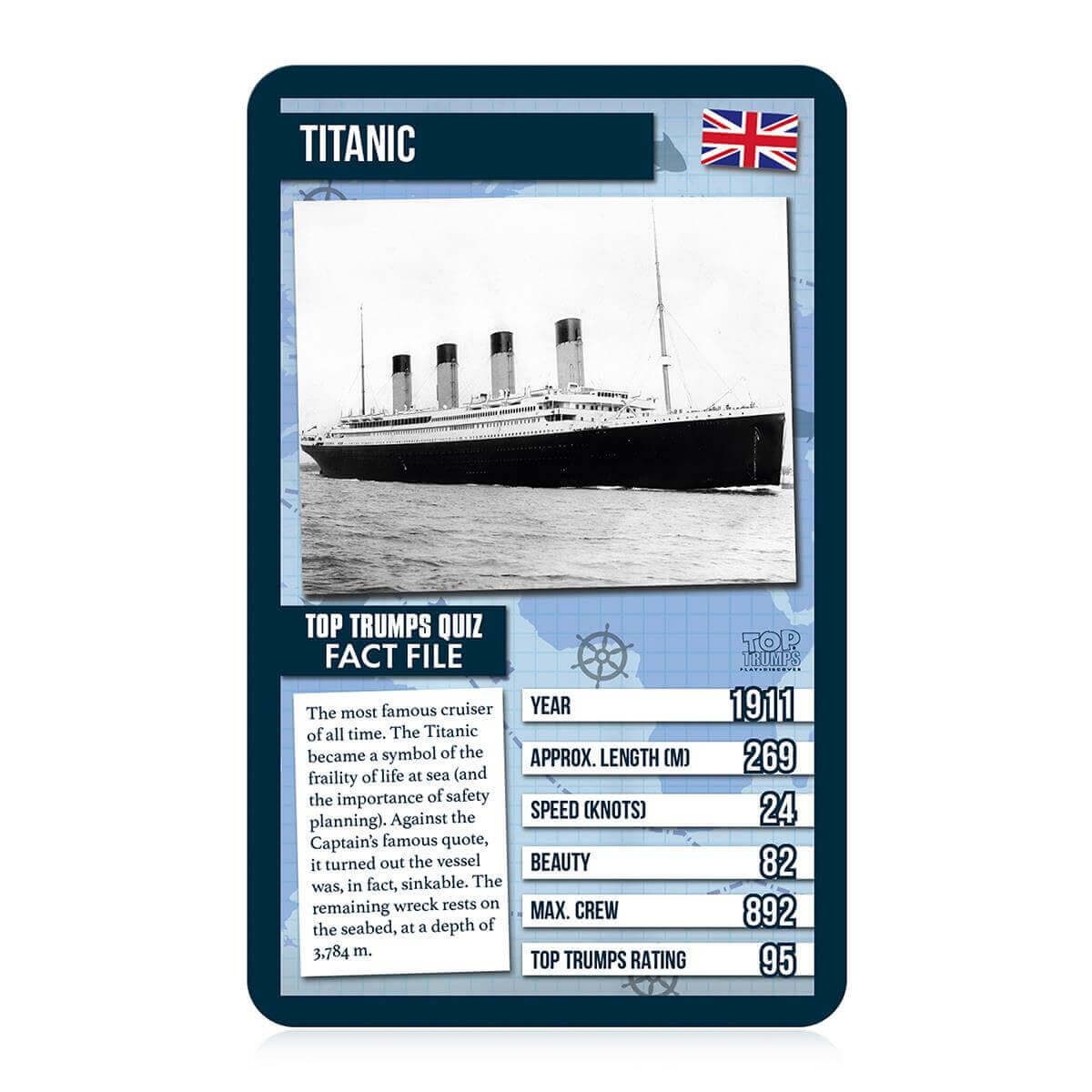 World Famous Ships Top Trumps Card Game - Trò chơi thẻ bài giáo dục - Winning Moves - Hình ảnh bổ sung 4
