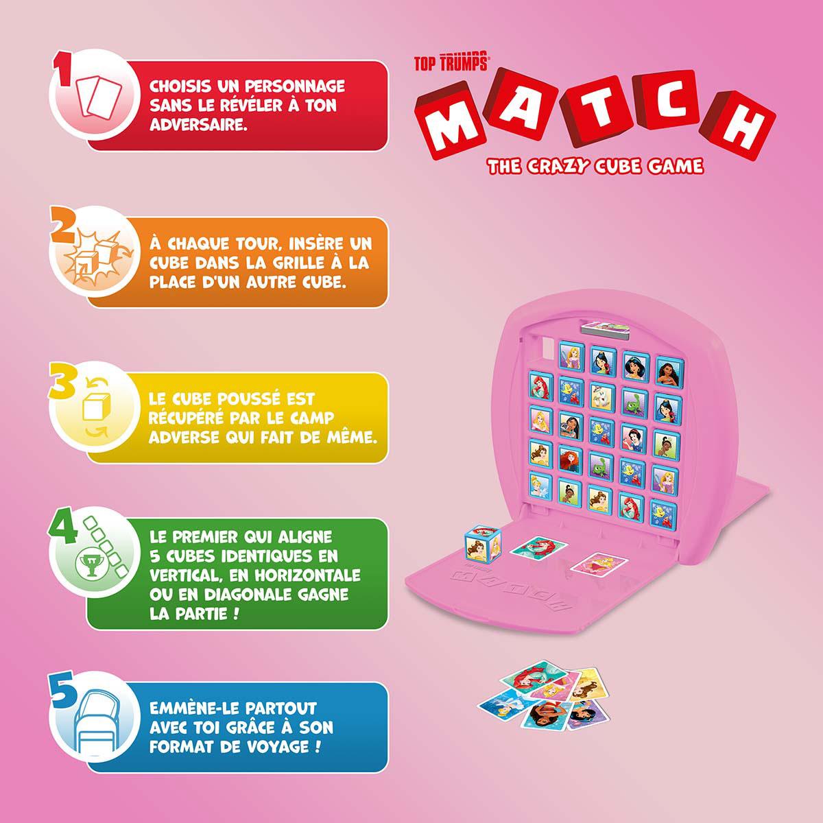 Disney Princess Top Trumps Match - The Crazy Cube Game - Trò chơi xếp hình khối lập phương - Winning Moves - Hình ảnh bổ sung 6