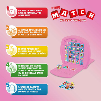 Disney Princess Top Trumps Match - The Crazy Cube Game - Trò chơi xếp hình khối lập phương - Winning Moves - Hình ảnh bổ sung 6