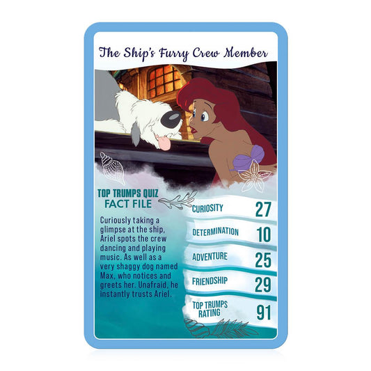 Little Mermaid Top Trumps Card Game - Trò chơi thẻ bài Disney Nàng Tiên Cá - Winning Moves - Hình ảnh chi tiết 2
