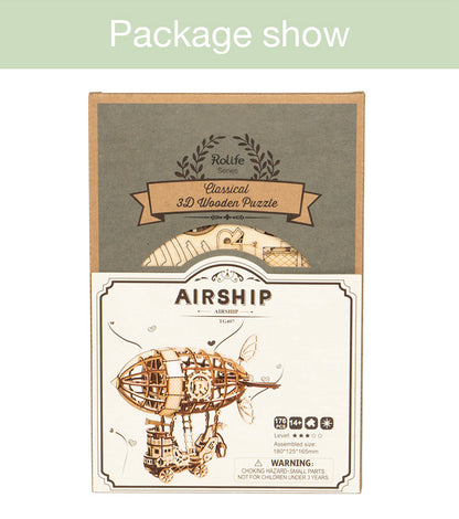 Rolife Modern 3D Wooden Puzzle - Airship TG407 - Mô hình gỗ 3D lắp ráp - Rolife