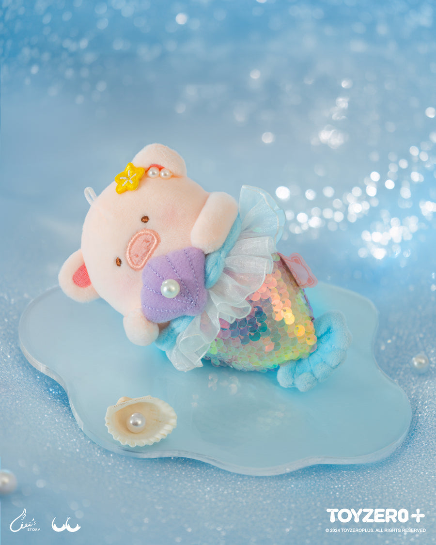 LuLu the Piggy Ocean - Mermaid LuLu Plush Keychain Móc Khóa Bông ToyZero+ - Hình ảnh sản phẩm