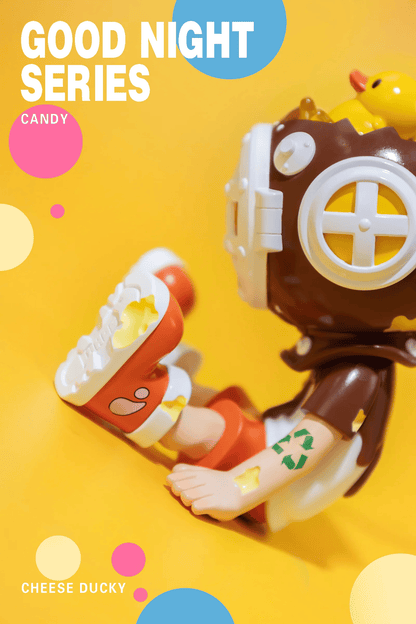 Good Night Series-Candy-Cheese Ducky - Mô hình Art Toy Resin Cao Cấp - Sank Toys - Hình ảnh bổ sung 4