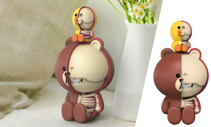 XXRAY PLUS BROWN & SALLY - Mô Hình Figure Giải Phẫu Limited Edition - Mighty Jaxx