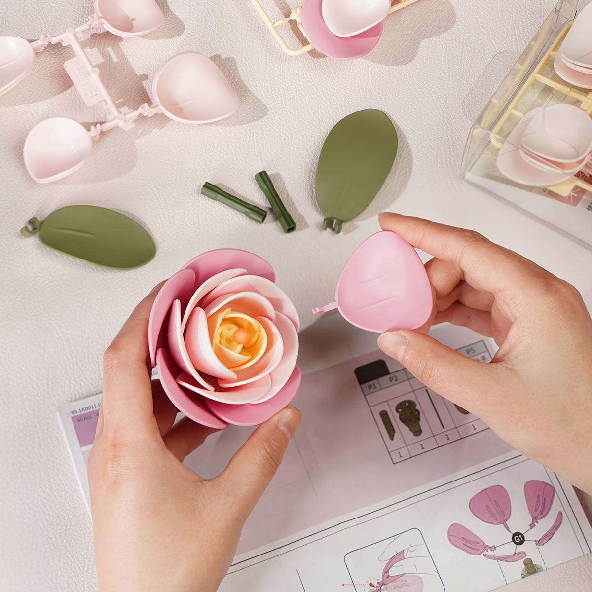 ROKR Single Flower Floral Art DIY 3D Puzzle - Mô Hình Lắp Ráp Gỗ 3D Hình Hoa - Rolife