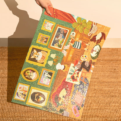 Rolife Doggie Art Gallery 1000 Piece Jigsaw Puzzle PT008 - Tranh ghép hình 1000 mảnh - Rolife PT008