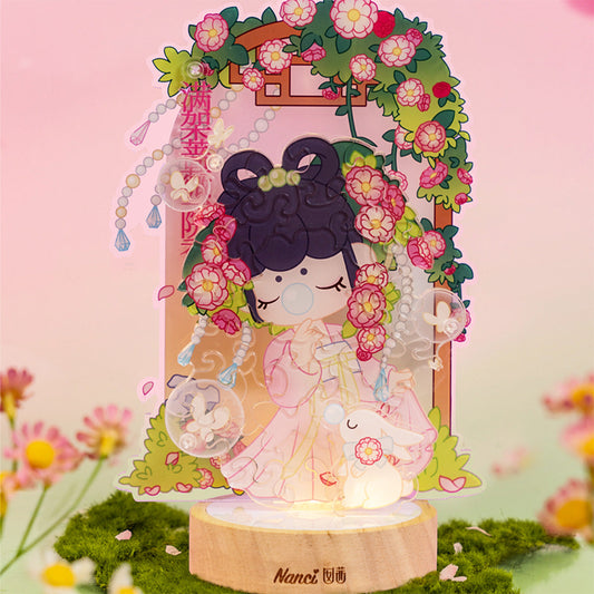 Rolife Rose Sniffing 3D Puzzle Night Light (PTY002) - Đèn ngủ mô hình lắp ráp 3D Acrylic - Rolife