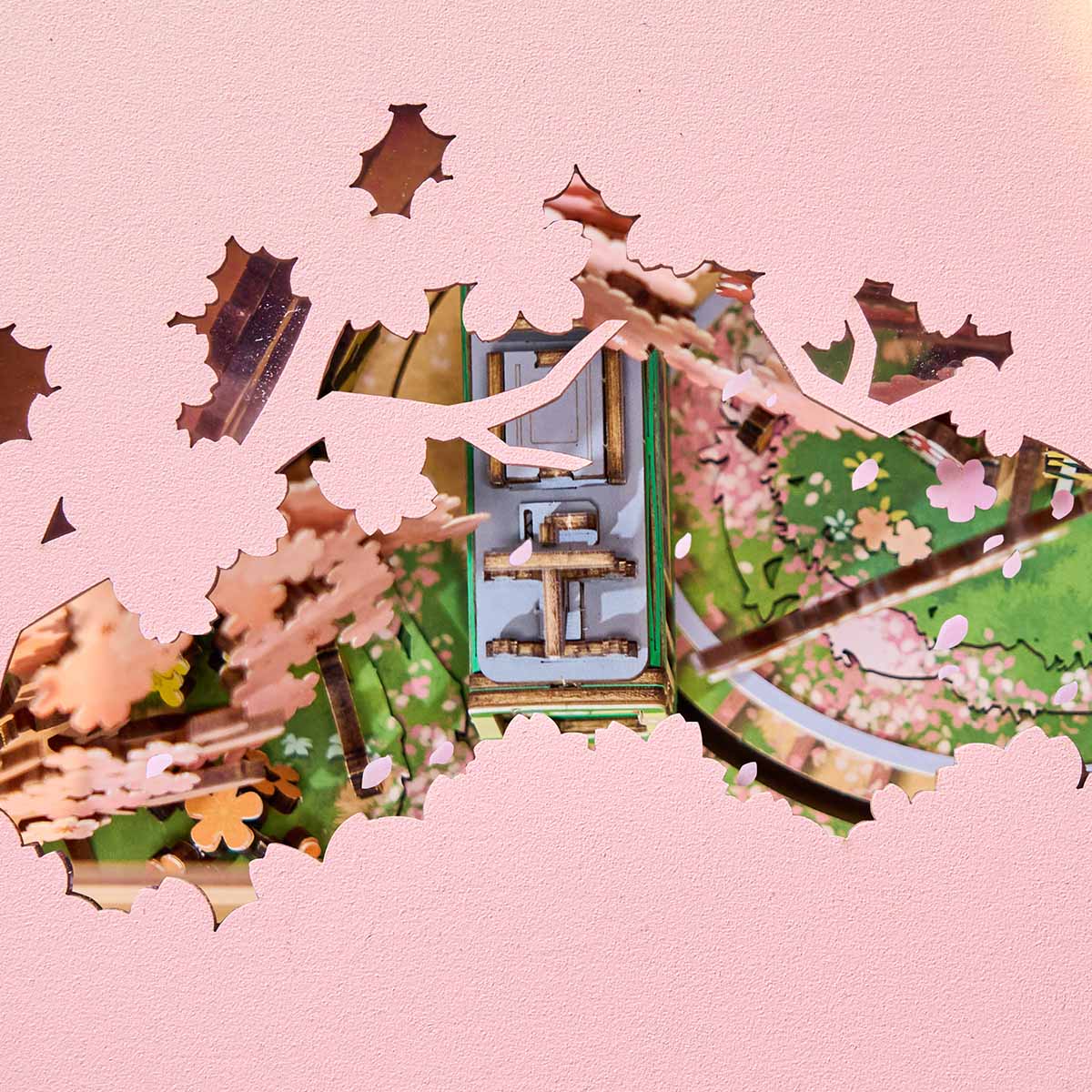 Rolife DIY Music Box - Sakura Dreamy Tour AMT02 - Mô hình gỗ hộp nhạc tự lắp ráp - Rolife