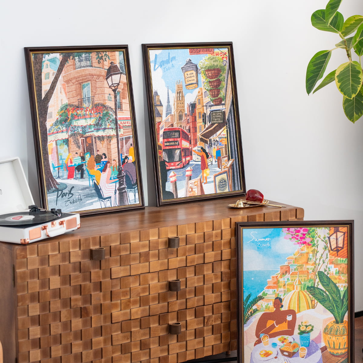 Rolife 1000 Piece Jigsaw Puzzle - Leisure in Paris PT004 - Tranh ghép hình 1000 mảnh - Rolife