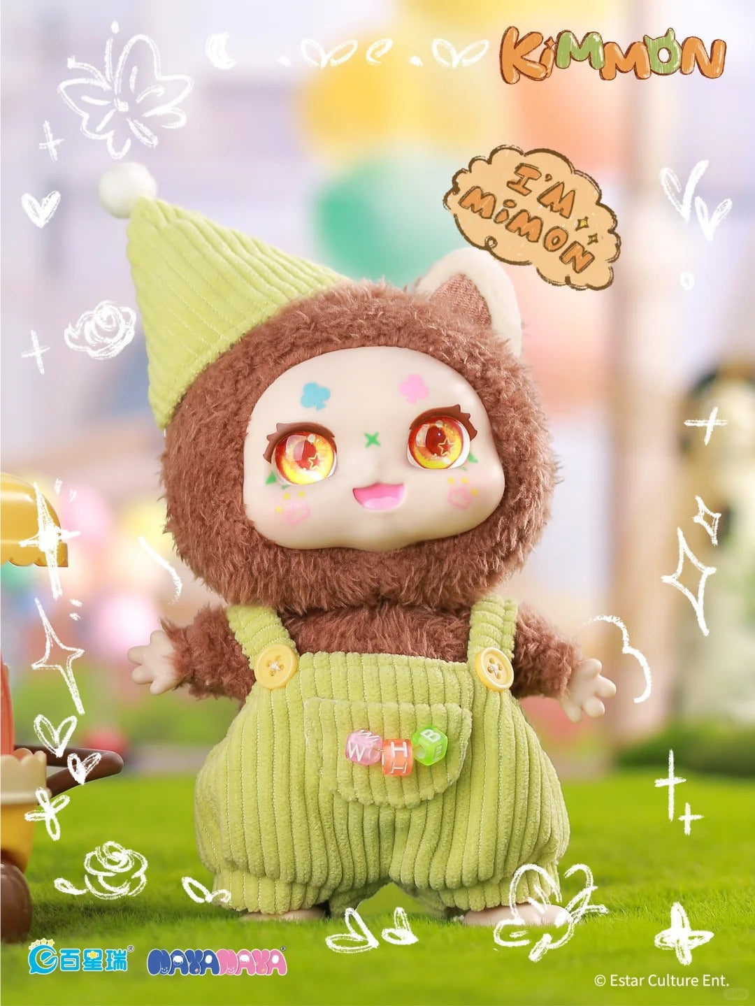 KIMMON "I'm MIMON" Plush Blind Box - Đồ Chơi Mô Hình Bông Bất Ngờ - NAYANAYA - Hình ảnh chi tiết 2