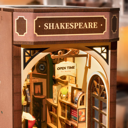 Bộ Lắp Ráp Book Nook Rolife - Nhà Sách Cảm Hứng Shakespeare (TGB07)