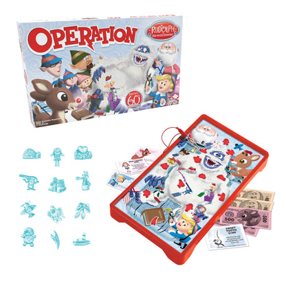 OPERATION®: Rudolph The Red Nosed Reindeer 60th Anniversary - Board Game Phẫu Thuật Kỷ Niệm 60 Năm - The Op Games
