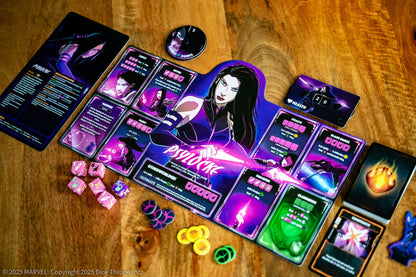 Marvel X-Men Dice Throne Box 1 (Iceman, Psylocke, Storm, Wolverine) - Board Game Chiến Thuật - The Op Games