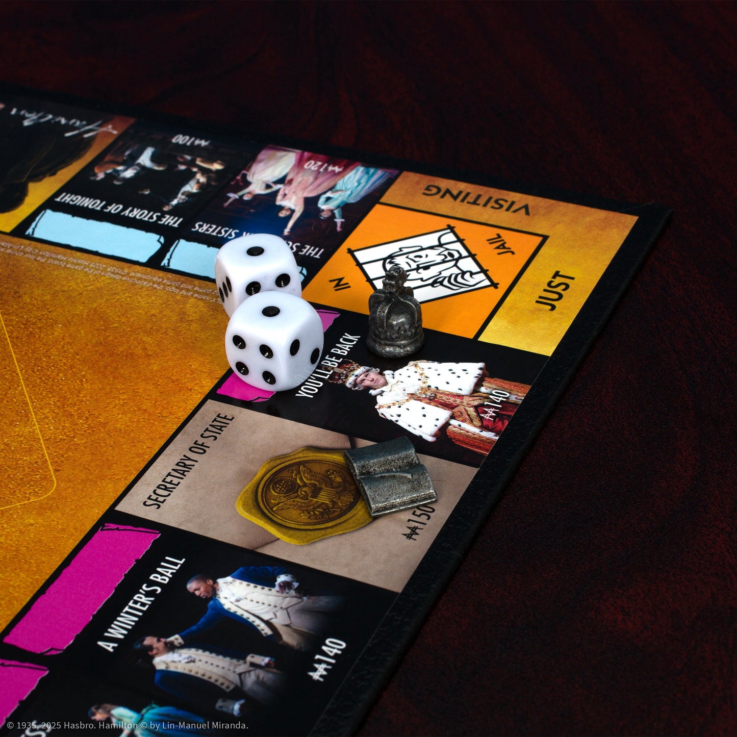 MONOPOLY®: Hamilton (Barnes & Noble Exclusive) - Cờ tỷ phú nhạc kịch Broadway - The Op Games