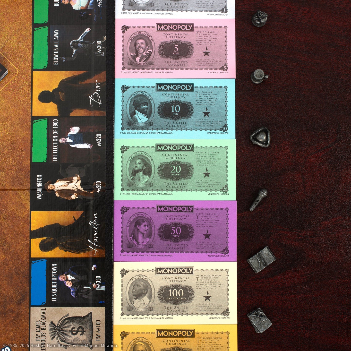 MONOPOLY®: Hamilton (Barnes & Noble Exclusive) - Cờ tỷ phú nhạc kịch Broadway - The Op Games