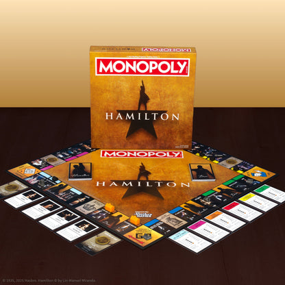 MONOPOLY®: Hamilton (Barnes & Noble Exclusive) - Cờ tỷ phú nhạc kịch Broadway - The Op Games