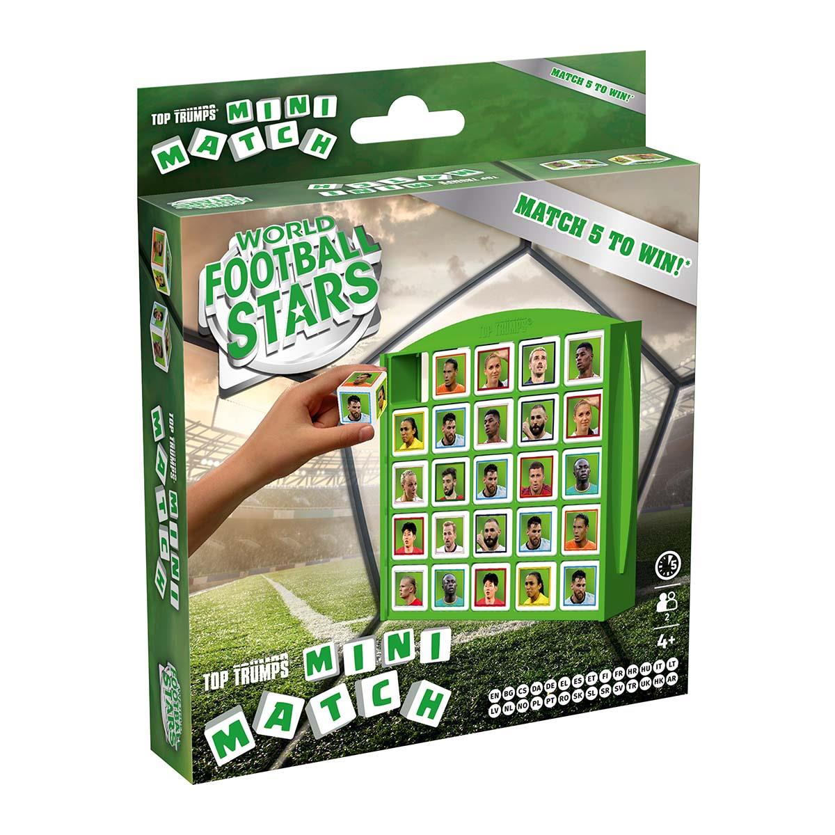 World Football Stars Green Top Trumps Mini Match - Trò Chơi Thẻ Bài Ghép Hình Bóng Đá - Winning Moves - Hình ảnh sản phẩm