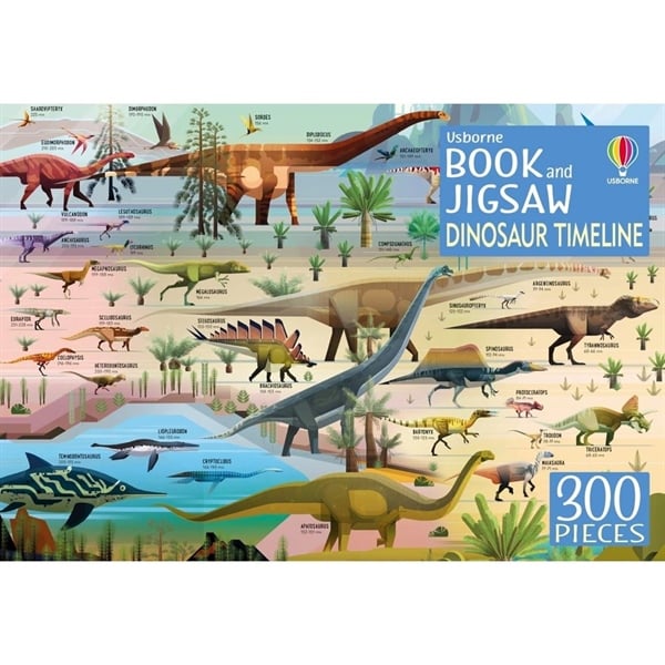 Dinosaur Timeline Book and Jigsaw