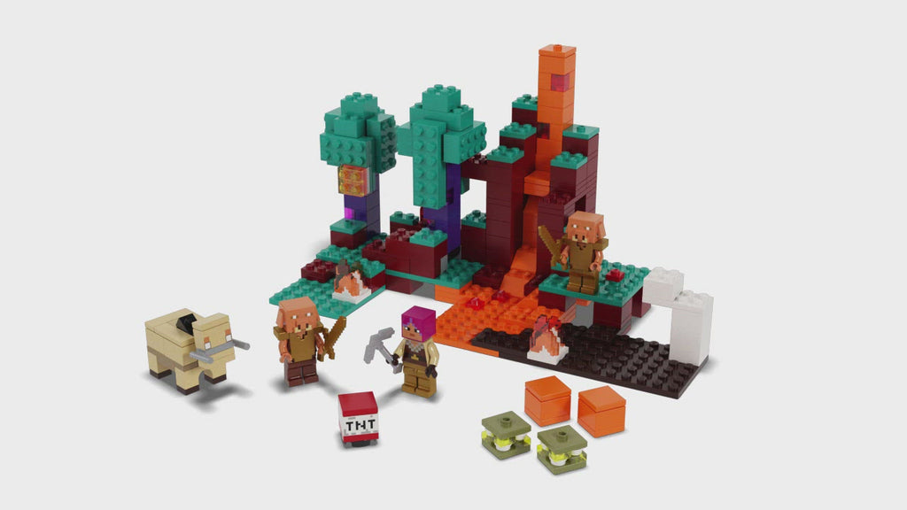 LEGO® Minecraft® The Warped Forest Đồ Chơi Lắp Ráp Rừng Kỳ Quái 21168 - Hình ảnh chi tiết 2
