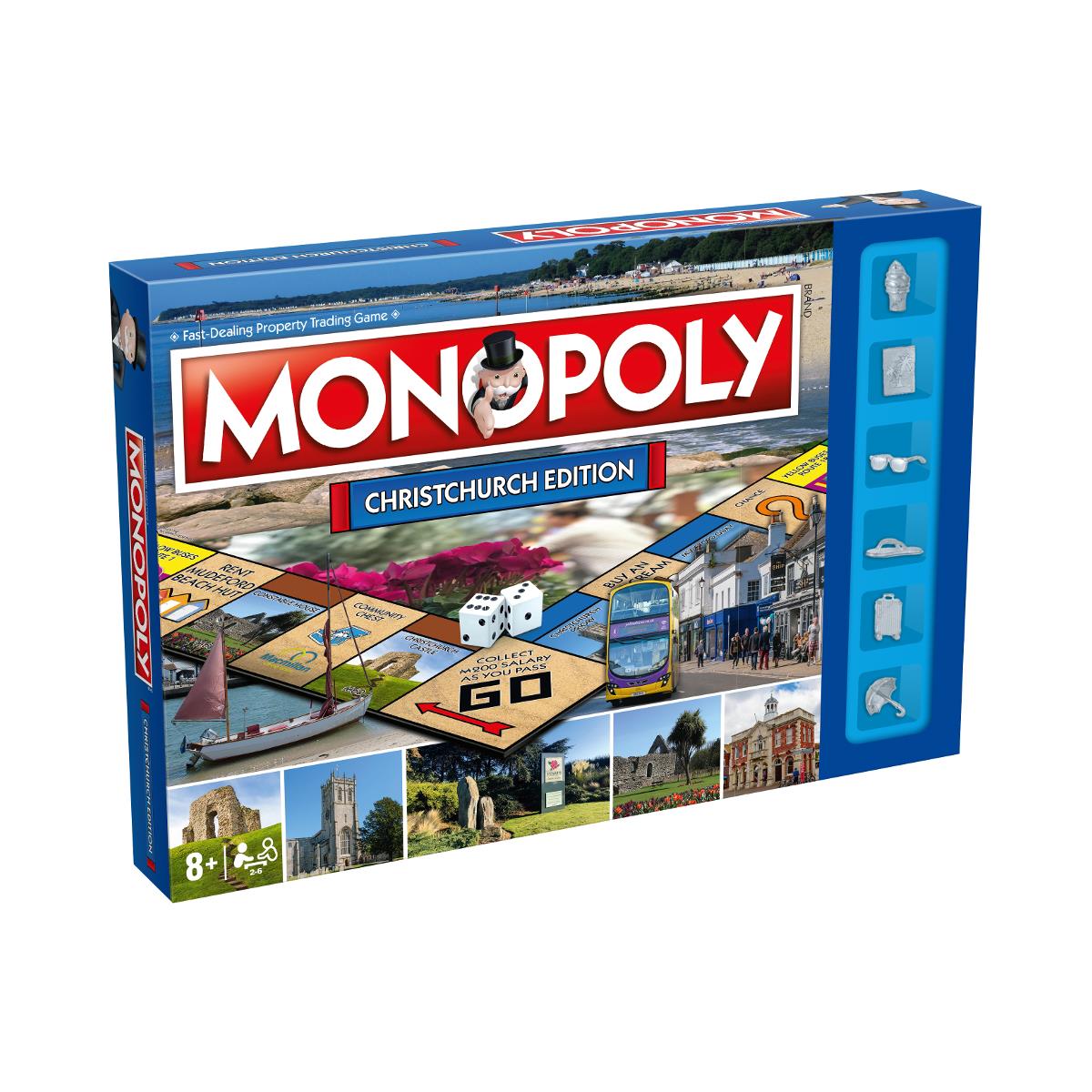 Christchurch Monopoly Board Game - Cờ Tỷ Phú Phiên Bản Đặc Biệt - Winning Moves - Hình ảnh sản phẩm