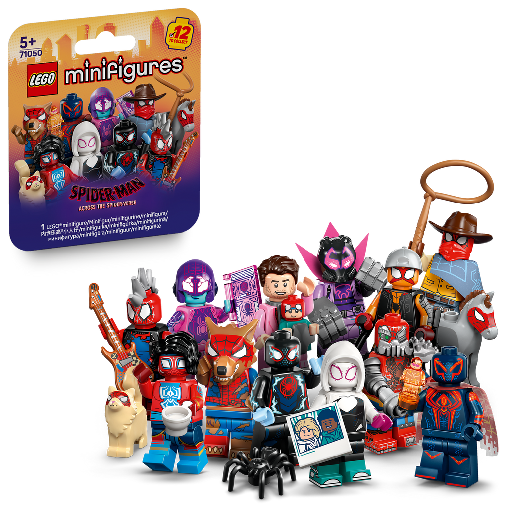 LEGO® Minifigures Spider-Man: Across the Spider-Verse - Mô hình nhân vật ngẫu nhiên (Blind Box) 71050