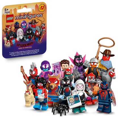 LEGO® Minifigures Spider-Man: Across the Spider-Verse - Mô hình nhân vật ngẫu nhiên (Blind Box) 71050