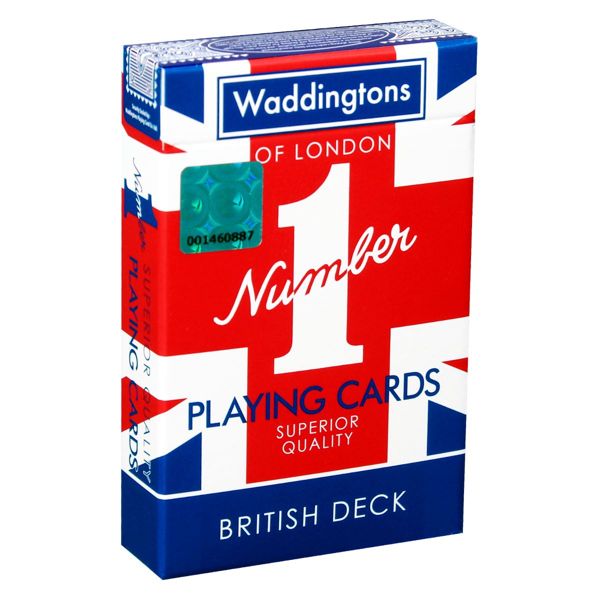 Union Jack Waddingtons Number 1 Playing Cards - Bộ Bài Tây Cao Cấp Họa Tiết Quốc Kỳ Anh - Waddingtons - Hình ảnh sản phẩm